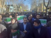 حضور دکتر مسلم صالحی در راهپیمایی ۲۲ بهمن
